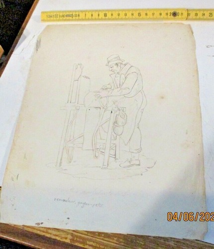 Disegno preparatorio statua - disegno,