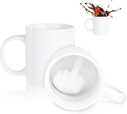 Tazza con dito medio - con,