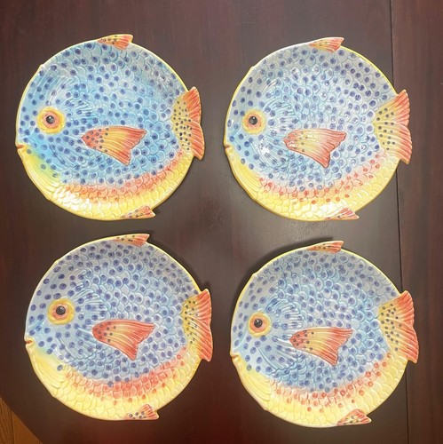 Set quattro piatti - , pesce