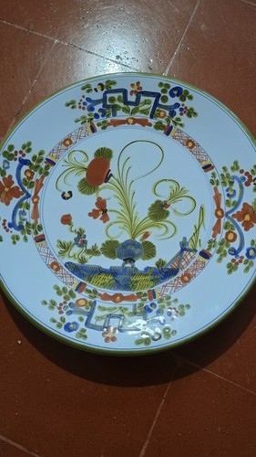 Piatto ceramica dipinta - piatto, a