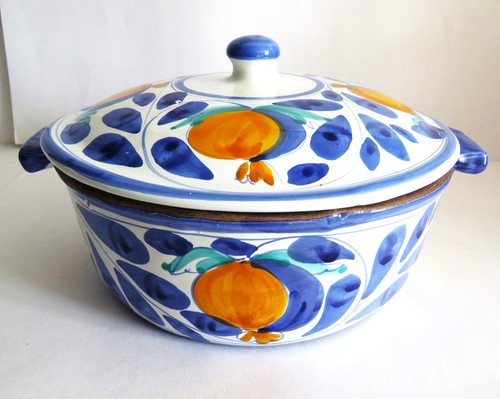 Casseruola con coperchio blu