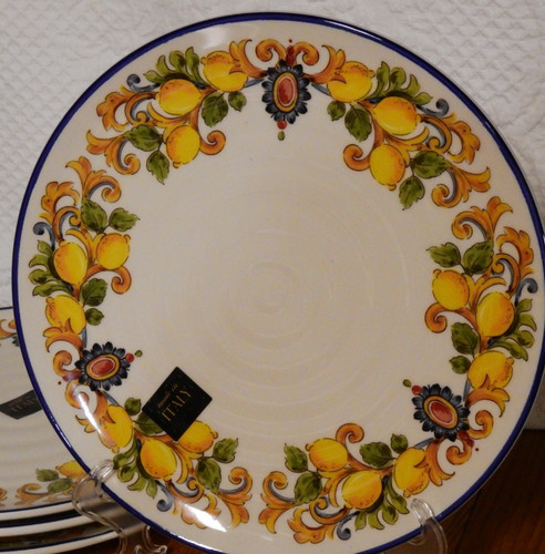 Piatti ceramica cuore limoni - 2,