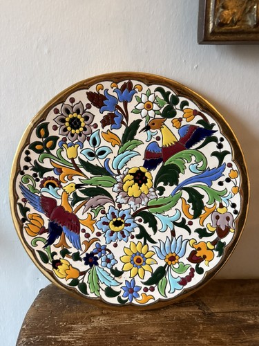 Piatto ceramica arte siviglia - piatto,