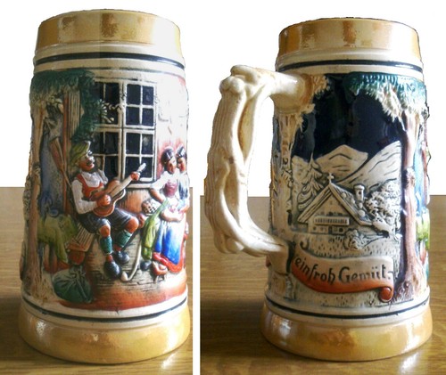 Boccale birra ceramica - birra, in
